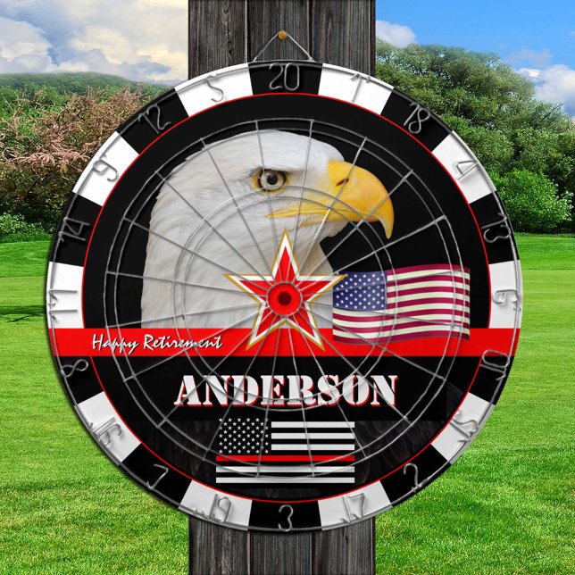 Thin Red Line darts, American Flag, fireman / USA Dartboard (Creator Uploaded)