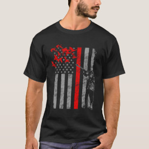 Thin Red Line Duck Hunting Flag T-Shirt