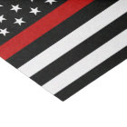 Thin Red Line Firefighter Flag