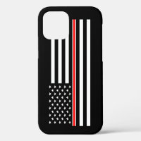 Thin Red Line Flag: Firefighter Hero Memorial