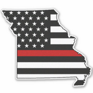 Thin Red Line Flag Missouri