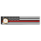 Thin Red Line Flag of the USA Name Tag