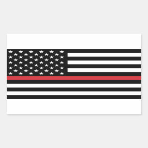 “Thin Red Line Flag” Sticker