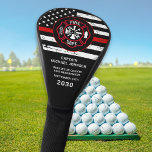 Thin Red Line Maltese Cross Firefighter Retirement Golf Head Cover<br><div class="desc">Thin Red Line Maltese Cross Firefighter Retirement Golf Head Cover - USA American flag design in Police Flag colours, distressed design . This personalised retirement firefighter golf head cover is perfect to celebrate your retired fireman, firefighter retirement gifts, firefighter retirement party. Personalise these maltese cross retirement thin red line golf...</div>