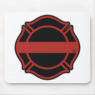 Thin Red Line Maltesse Cross Mouse Pad