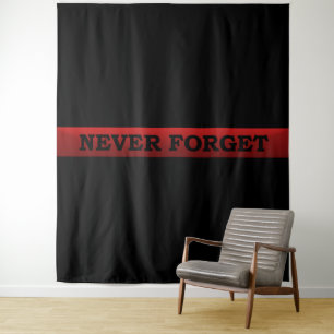 Thin Red Line Tapestry