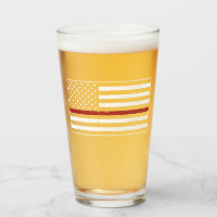 Thin Red Line USA Flag Firefighter Fire Department