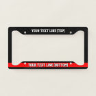 Thin Red Line Your Text on a