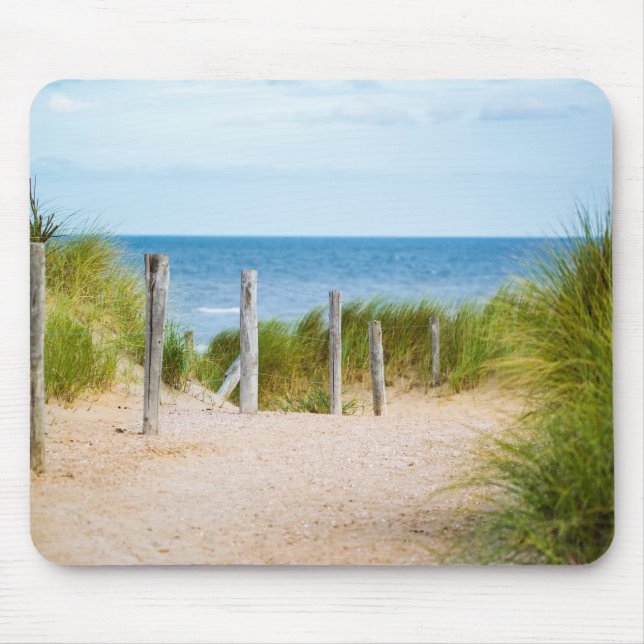 Thin, Sea, Fence Mouse Pad (Front)