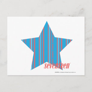 Thin Stripes Aqua 2 Postcard
