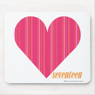 Thin Stripes Magenta 4 Mouse Pad