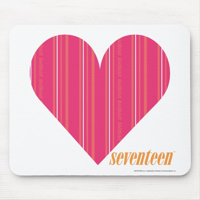 Thin Stripes Magenta 4 Mouse Pad (Front)