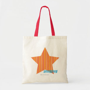 Thin Stripes Orange 4 Tote Bag