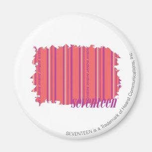 Thin Stripes Pink 2 Magnet