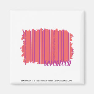 Thin Stripes Pink 2 Magnet