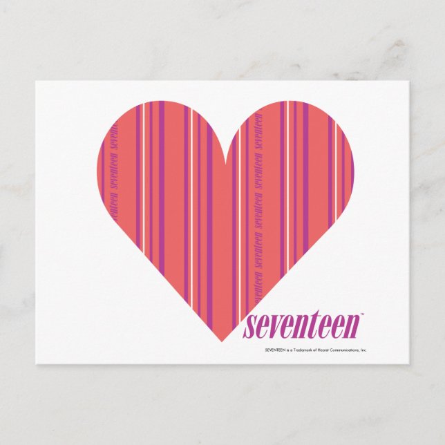 Thin Stripes Pink 3 Postcard (Front)