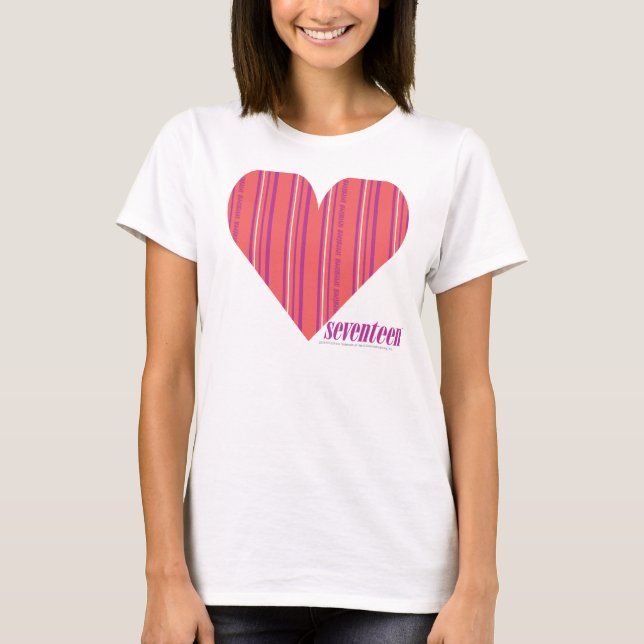 Thin Stripes Pink 3 T-Shirt (Front)