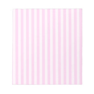 Thin Stripes - Pink and Light Pink Notepad