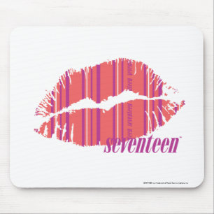 Thin Stripes Pink Mouse Pad