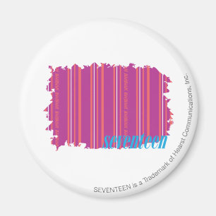 Thin Stripes Purple 2 Magnet