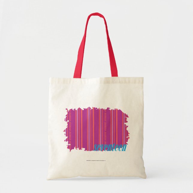 Thin Stripes Purple 2 Tote Bag (Front)