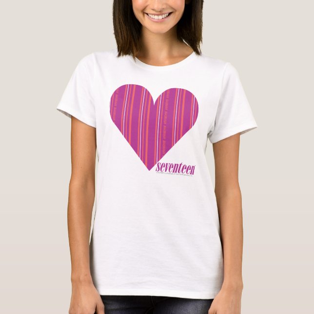 Thin Stripes Purple 4 T-Shirt (Front)