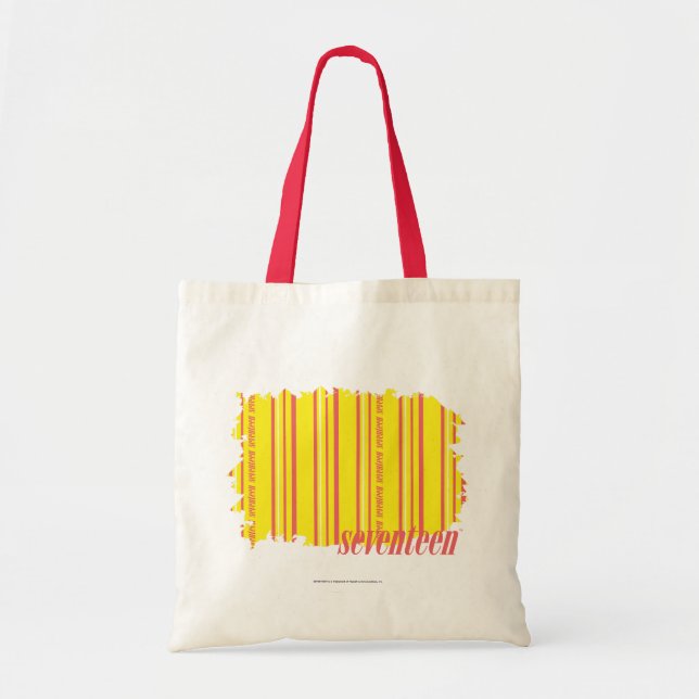 Thin Stripes Yellow 2 Tote Bag (Front)