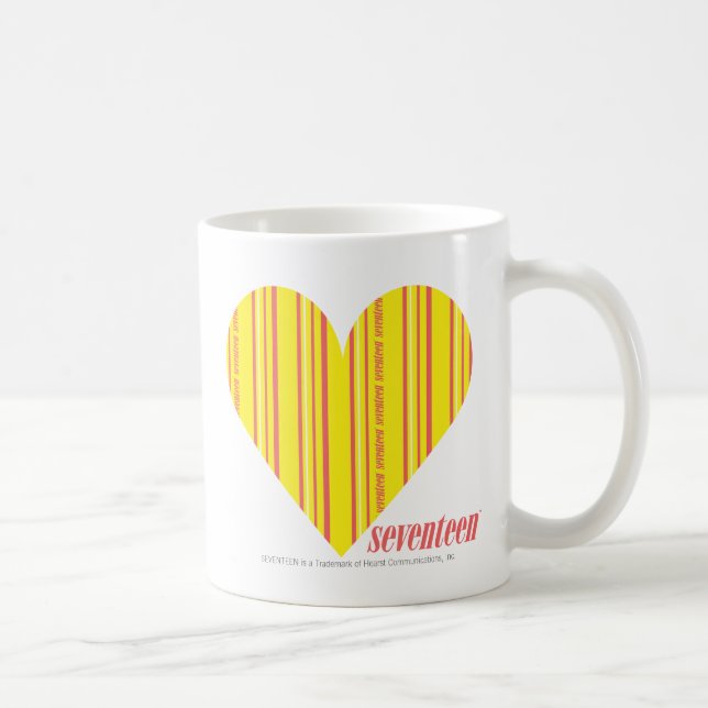 Thin Stripes Yellow 3 Coffee Mug (Right)