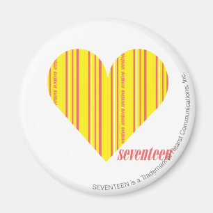 Thin Stripes Yellow 3 Magnet