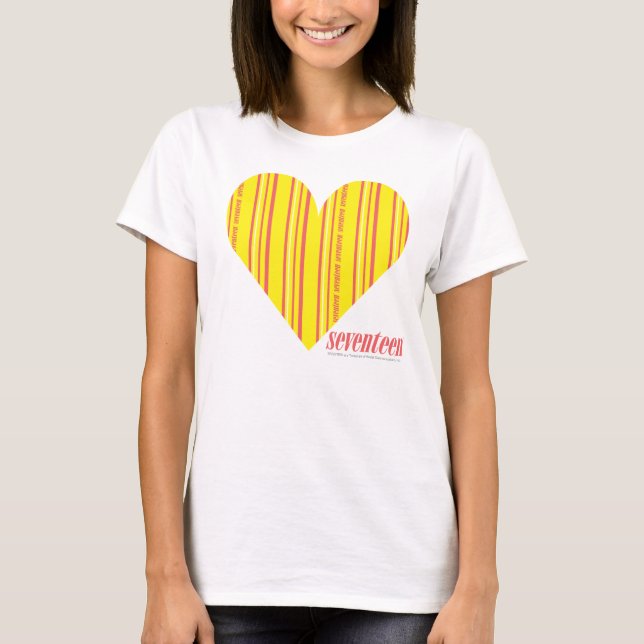 Thin Stripes Yellow 3 T-Shirt (Front)