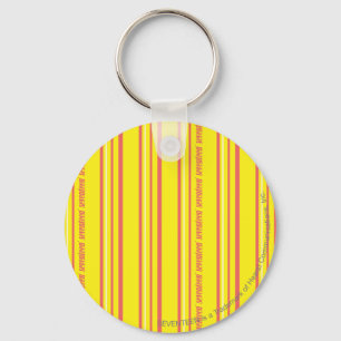 Thin Stripes Yellow Key Ring