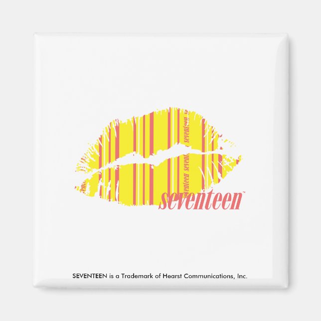Thin Stripes Yellow Magnet (Front)
