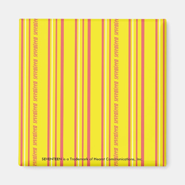 Thin Stripes Yellow Magnet (Front)