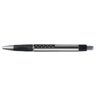 Thin White Line Flag EMT EMS Paramedic Pen