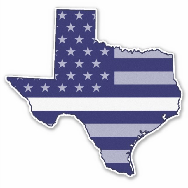 Thin White Line Flag Texas (Front)