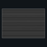 Thin White Stripes on Black Party or Christmas Wrapping Paper Sheet<br><div class="desc">Pick up these easy to use wrapping paper sheets to easily wrap your presents. You get 3 wrapping paper sheets. Thin white stripes on black party,  holiday,  Christmas wrapping paper. Check out our Christmas collection for more designs of this paper wrap.</div>