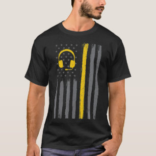 Thin yellow line american   911 dispatcher gift  T-Shirt
