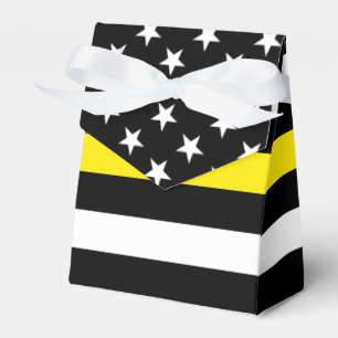 Thin Yellow Line Dispatchers Flag Favour Box
