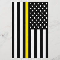 Thin Yellow Line Dispatchers Flag