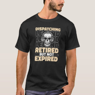 Thin Yellow Line Retired Police - Emergency Gold D T-Shirt