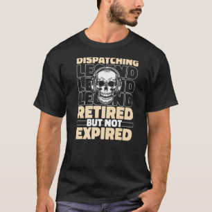 Thin Yellow Line Retired Police - Emergency Gold D T-Shirt