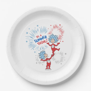 Thing 1 Thing 2 It's A Summer Thing Paper Plate