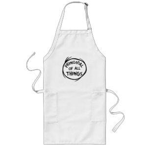 Thing 1 Thing 2 - Principal of all Things Long Apron