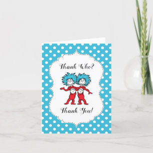 Thing 1 Thing 2   Twins Baby Shower Thank You