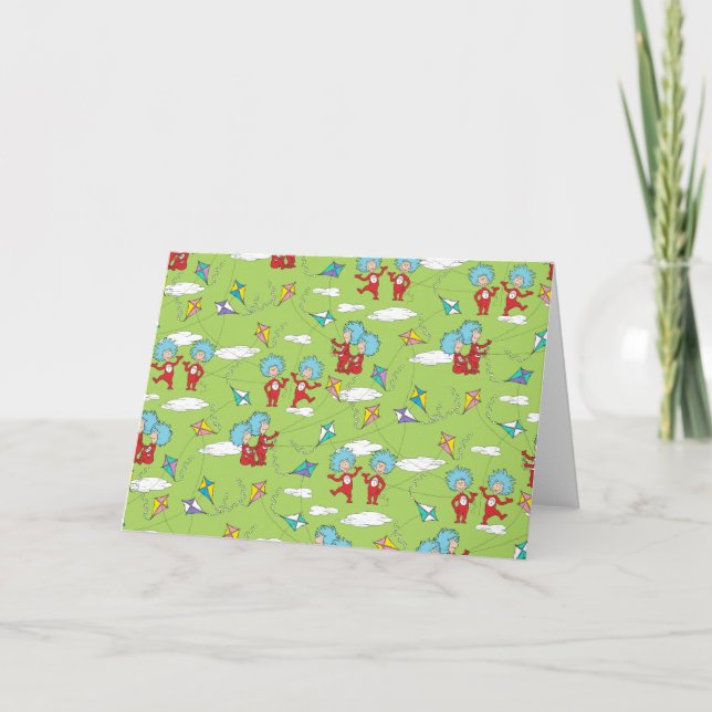 Thing One Thing Two Flying Kite Things Pattern Card (Front)