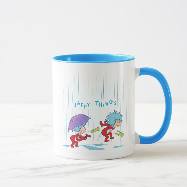 Thing One Thing Two Happy Things Mug (Right)