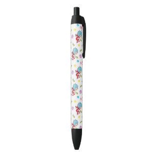 Thing One Thing Two Hoppy Frog Things Pattern Black Ink Pen