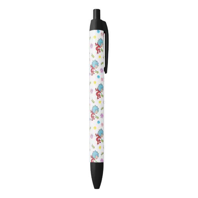 Thing One Thing Two Hoppy Frog Things Pattern Black Ink Pen (Bottom (Vertical))