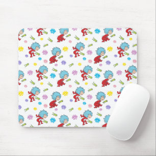 Thing One Thing Two Hoppy Frog Things Pattern Mouse Pad