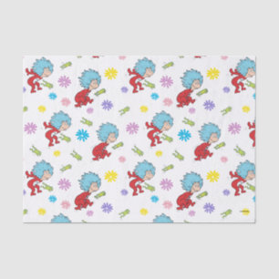 Thing One Thing Two Hoppy Frog Things Pattern Tissue Paper